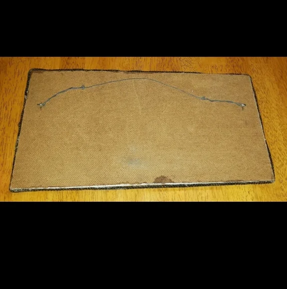 Vintage Mid-Century Gravel Art/Pebble ArtPsychedelic Flowers - Picture 7 of 9